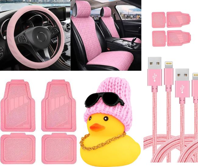 Top 5 Must-Have Pink Car Accessories For Your Vehicle